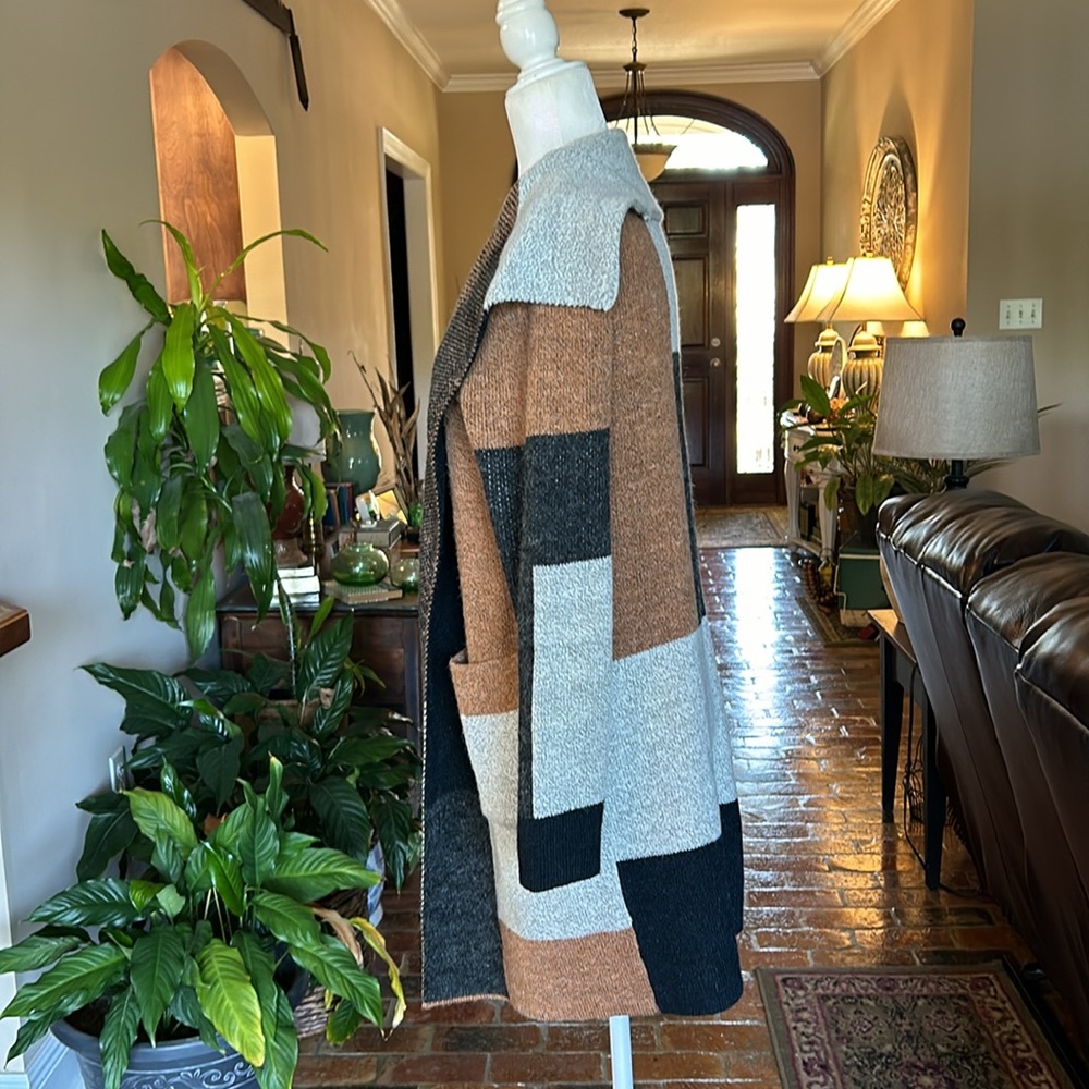 Max Studio Open Front Cardigan Szs - image 5